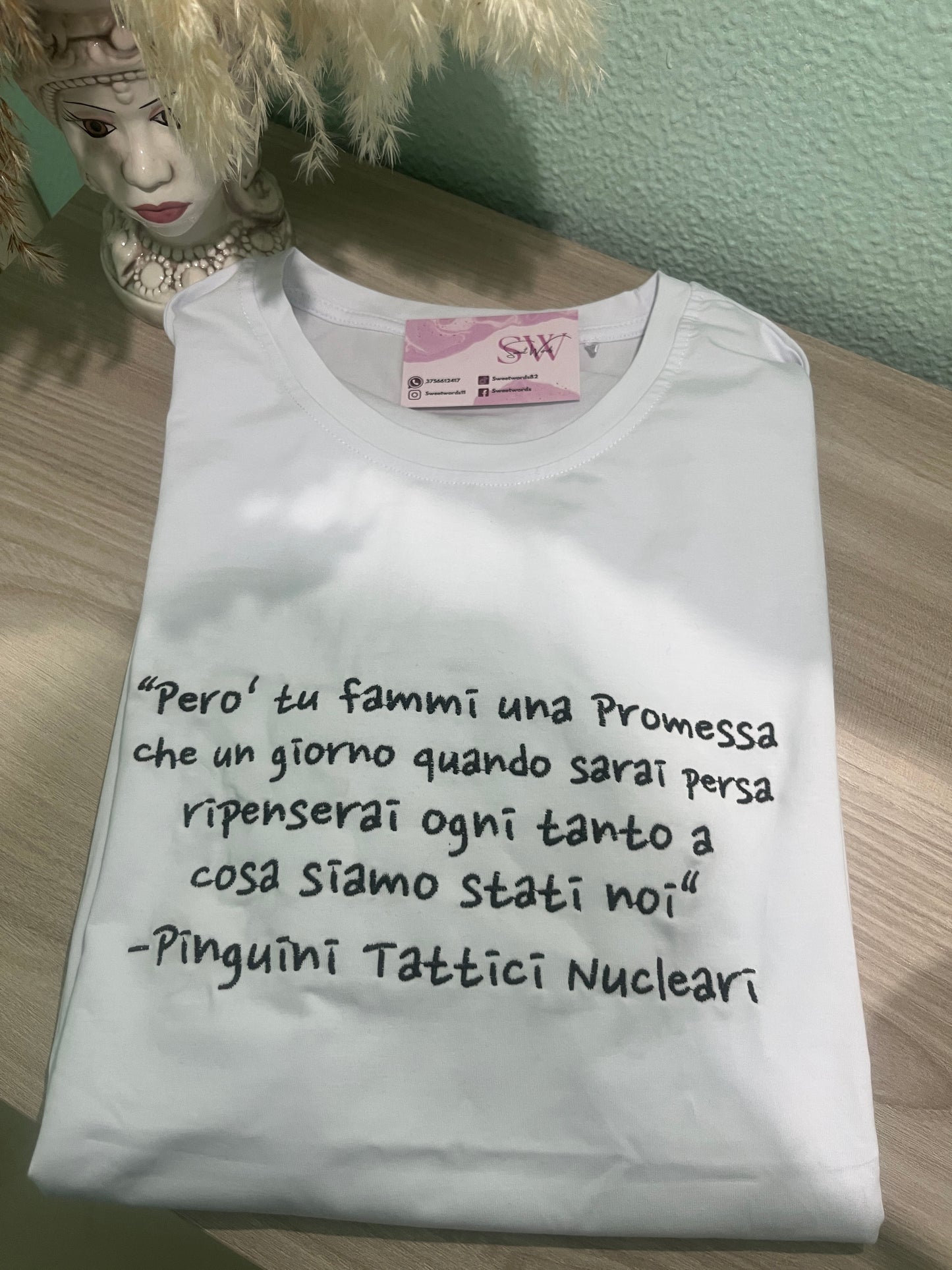 T-SHIRT pinguini t. Fammi una promessa.
