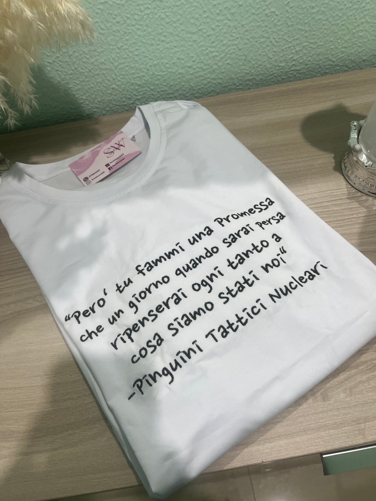 T-SHIRT pinguini t. Fammi una promessa.